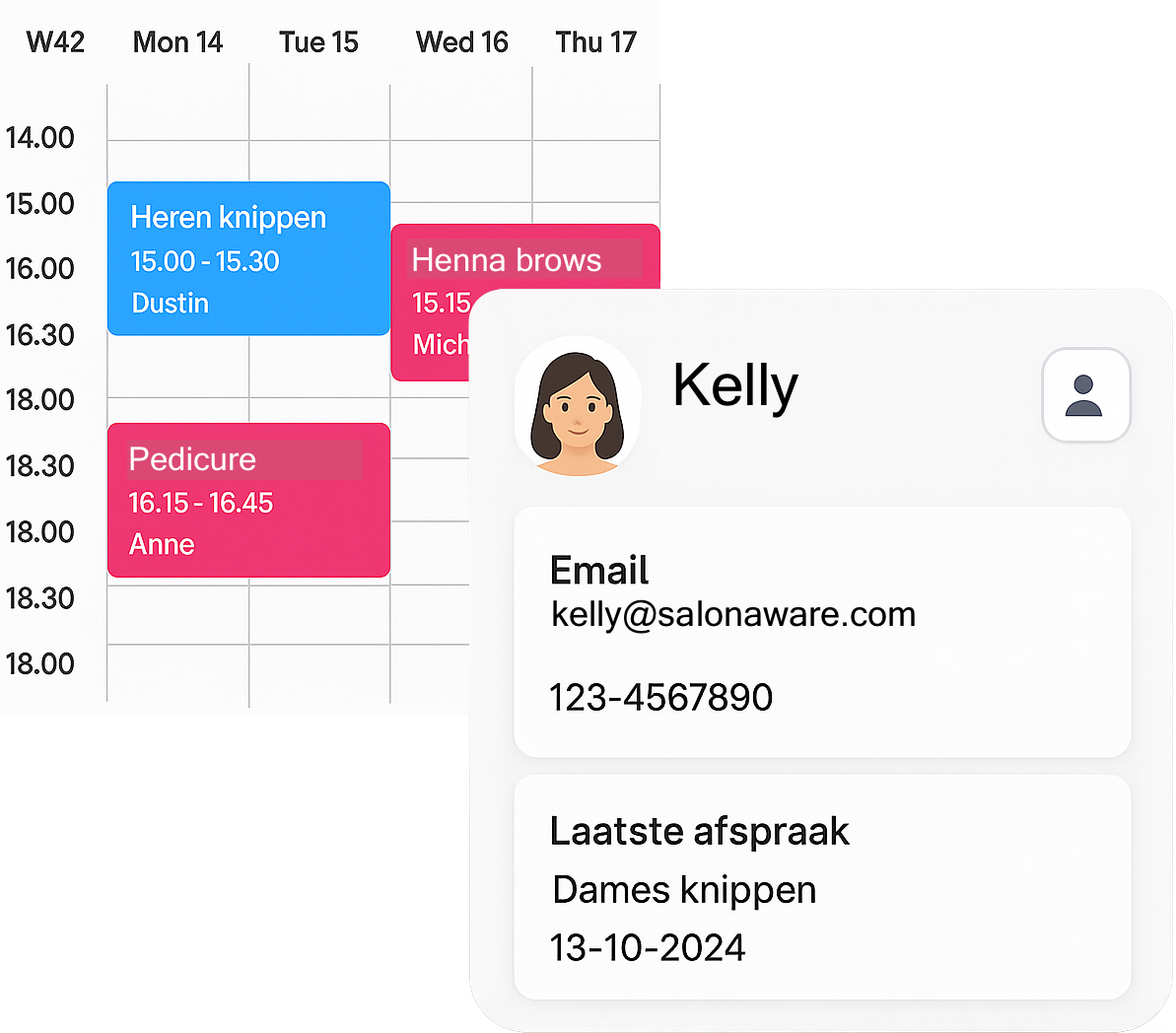SalonAware app screenshot